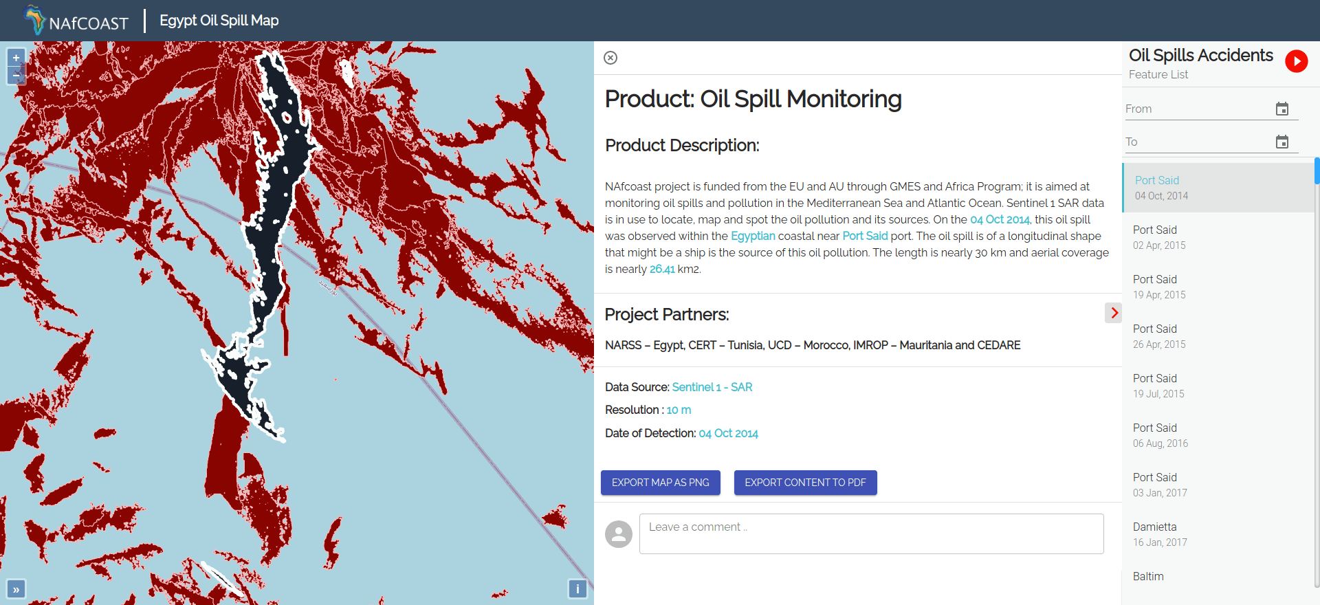 North Africa Coast Environmental Portal